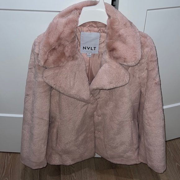 NVLT fuzzy pink jacket - Picture 1 of 3
